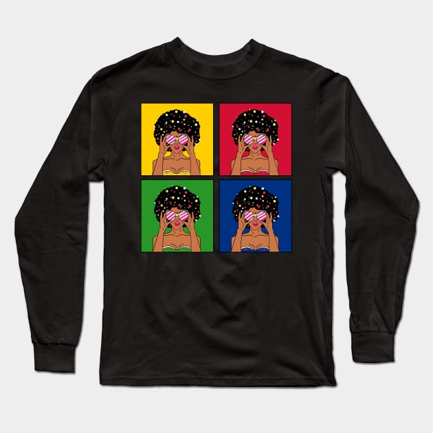 unapologetically black Long Sleeve T-Shirt by moudzy